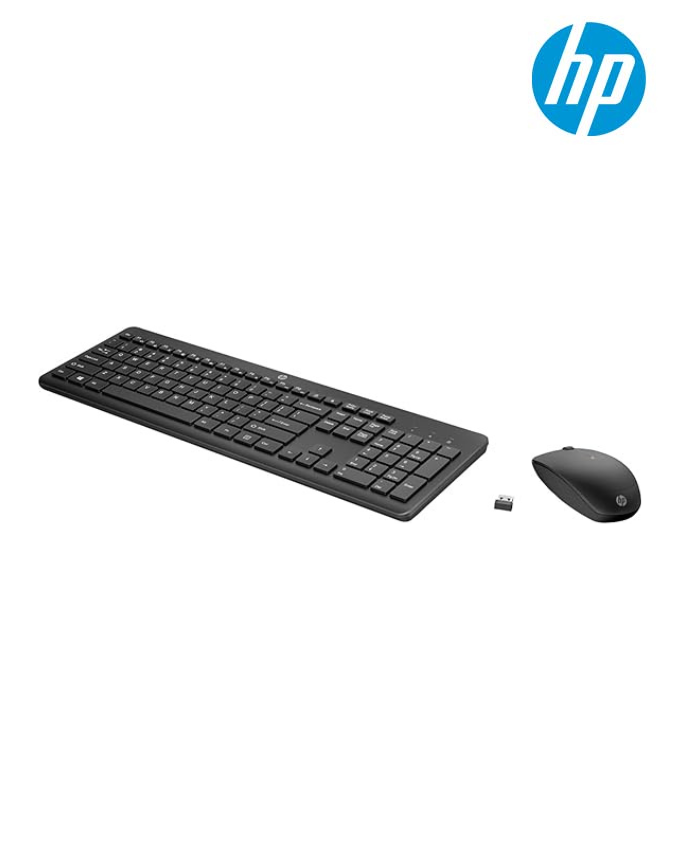 HP 235 Black Wireless Keyboard and Mouse Combo